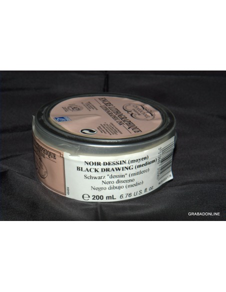 Lito negro dibujo (negro medio) 200 ml