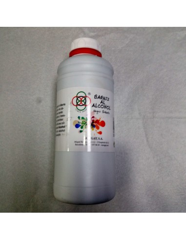 Barniz al Alcohol Negro Brillante 1 Lt.