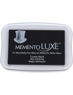 Tintero 96X63 mm. Memento Luxe Negro Esmoquin