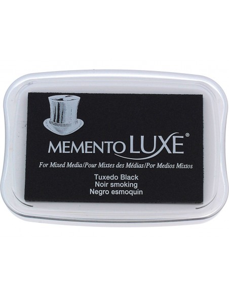 Tintero 96X63 mm. Memento Luxe Negro Esmoquin
