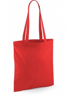 Bolsa Tela Algodón Rojo
