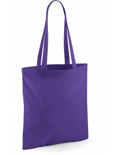 Bolsa Tela Algodón Púrpura