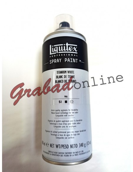 Spray Liquitex Blanco Titanio 400 ml.